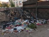 تراكم وحرق القمامة بجانب معهد الأزهر الإعدادى بالراملة.. شكوى سكان بنها
