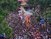 الهندوس يحتفلون بمهرجان "جانيش تشاتورثى" إله الحكمة وجلب السعادة