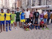 صور.. "الشباب والرياضة" بالإسكندرية ينظم مهرجان الكرة الشاطئية