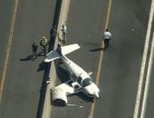 4 جرحى فى تحطم طائرة على طريق سريع بولاية ميريلاند الأمريكية