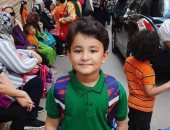 أول يوم مدرسة.. جد يشارك بصورة حفيده فهد.. ويؤكد: بيحب المواد العلمية