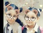 فى أول يوم مدرسة ..قارئ يشارك صور بناته: "الحلوين بالمريلة"