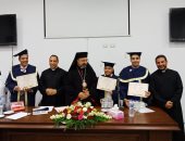 بطريرك الكاثوليك يفتتح العام الدراسي الجديد بكلية العلوم الدينية.. صور