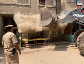 صور.. حملة لإزالة الإشغالات بالخانكة وتحرير 269 محضر للمخالفين