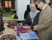 انطلاق المعرض الثانى للأسر المنتجة بجامعة القناة