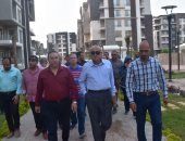 نائب رئيس "المجتمعات العمرانية"يتفقد المشروعات الجارى تنفيذها بمدينة الشروق