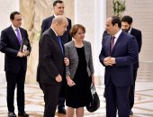 الرئيس السيسي يؤكد لوزير خارجية فرنسا موقف مصر الداعم للحل السياسى فى سوريا