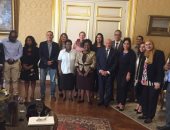 محمد فايق يستقبل وفد مفوضية حقوق الإنسان فى زيمباوى بمقر المجلس القومى