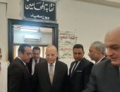 وزير العدل فى زيارة مفاجئة لمجمع المحاكم والشهر العقارى ببورسعيد