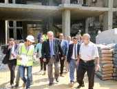 سامح عاشور يتفقد مبنى نقابة المحامين الجديد بشارع رمسيس