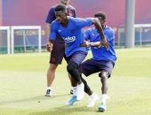 ديمبيلي ينتظر التصريح الطبى للمشاركة مع برشلونة ضد غرناطة