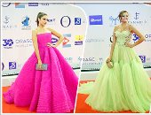 شاهد.. فساتين درة وبشرى وبسمة على السجادة الحمراء بافتتاح مهرجان الجونة