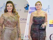 شاهد.. فساتين مني زكى ويسرا وشيريهان أبو الحسن على السجادة الحمراء بـ مهرجان الجونة