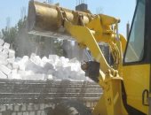 تحرير 125 مخالفة إشغالات وإزالة 85 حالة تعد على الأراضى الزراعية بالمنيا