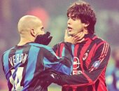 20 صورة تاريخية من ديربي الغضب بين ميلان ضد الإنتر