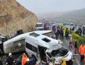 إصابة 15 سائحا روسيا فى حادث مرورى بجنوب تركيا