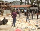 شاهد.. اللقطات الأولى لانهيار سقف مدرسة فى كينيا ومصرع 7 تلاميذ