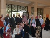 صور.. رئيس جامعة الأزهر يتفقد كلية البنات الأزهرية بالعاشر من رمضان