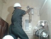 محافظ أسيوط يعلن عن بدء تشغيل الغاز الطبيعى بالوحدات السكنية بمدينة القوصية