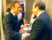 السيسي يبحث مع الرئيس الفرنسى تعزيز العلاقات الثنائية بين البلدين.. صور