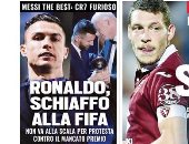 توتوسبورت: رونالدو يصفع فيفا فى حفل جوائز The Best