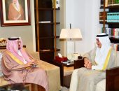  تركى الفيصل يستقبل سفير البحرين بالسعودية  