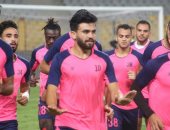 صور.. الاتحاد السكندرى يختتم تدريباته لمواجهة العربى الكويتى ببرج العرب
