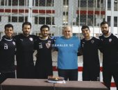 أيمن طاهر يشكر الزمالك بعد "تورتة" الوداع فى ميت عقبة