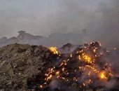 قارئة تشكو تراكم القمامة وحرقها بمنطقة جمعية عرابى البوابة ٨ بالعبور