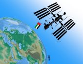 كاريكاتير الصحف الإماراتية..محطة الفضاء تحتفل بالمنصورى وترفع علم الإمارات