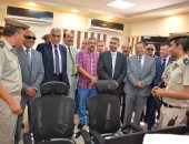 "رئيس جهاز العاشر" يفتتح منظومة المراقبة الإلكترونية لمحاور وميادين المدينة