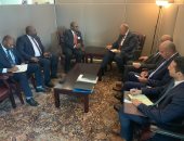 سامح شكرى يبحث مع وزير خارجية بوروندى مستجدات مفاوضات سد النهضة