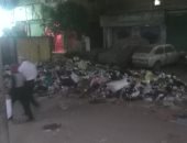 تراكم القمامة بشارع المطروى فى المطرية منذ 5 أيام
