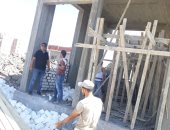 صور .. أحياء الإسكندرية تكثف حملات التصدى للبناء المخالف