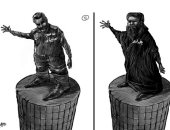 كاريكاتير الصحف السعودية.. قاسم سليمانى يحتل مكان البغدادى