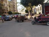 قارئة تشكو سير عربات الكارو بالنزهة واحتلال سائقيها لحديقة شارع محمود هريدى