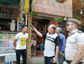 صور.. رفع الإشغالات والمخالفات بشوارع مدينة المنيا