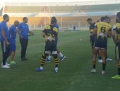 عماد النحاس يجتمع بلاعبى المقاولون ويتابع مباراة الأهلى والإنتاج