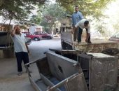 صور.. حملات إزلة لأبنية مخالفة وإشغالات شرق مدينة نصر