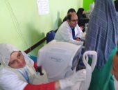 توفير العلاج بالمجان لـ2900 حالة فى القافلة الطبية بقرية قاى فى بنى سويف