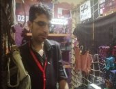 صور.. أحد أبناء العريش يعرض مصنوعاته الجلدية داخل معرض "تراثنا"