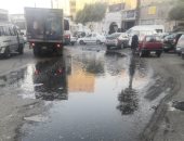 قارئ يشكو من انتشار مياه الصرف الصحى بميدان ابن الحكم بالحلمية
