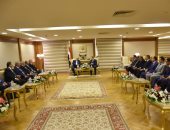 صور.. النائب العام يستقبل وفد المحكمة الدستورية العليا لتقديم التهنئة