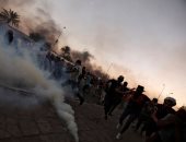 تجدد المظاهرات فى العراق والمحتجون يشتبكون مع الشرطة
