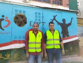 أبطال أكتوبر والعبور الكبير.. جرافيتى يزين محولات بنها فى القليوبية