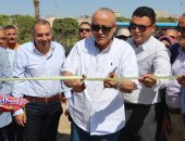 افتتاح محطة التوقف النهائية لمشروع "مواصلات مصر" بمدينة أكتوبر 