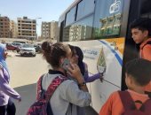 جهاز الشروق يستحدث 4 خطوط سير نقل جماعى لخدمة طلاب المدارس بالمدينة
