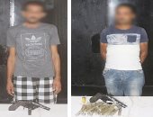 ضبط 4 خارحين عن القانون بدمياط بحوزتهم سلاح ناري