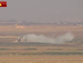 الطيران التركى يشن 5 غارات على مواقع ببلدة رأس العين فى شمال سوريا