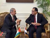 فيديو.. رئيس الوزراء يستقبل نظيره الفلسطينى بمقر مجلس الوزراء